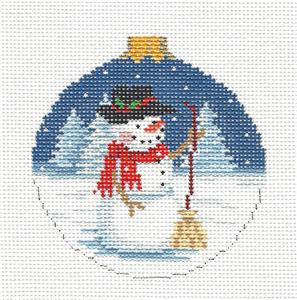  Snowman Christmas Ornament - Needlepoint Kit : Arts