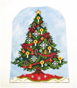 Christmas Tree Needlepoint outlet Canvas