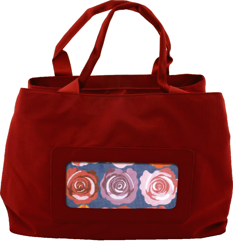 Red Rose Canvas Tote Bag 