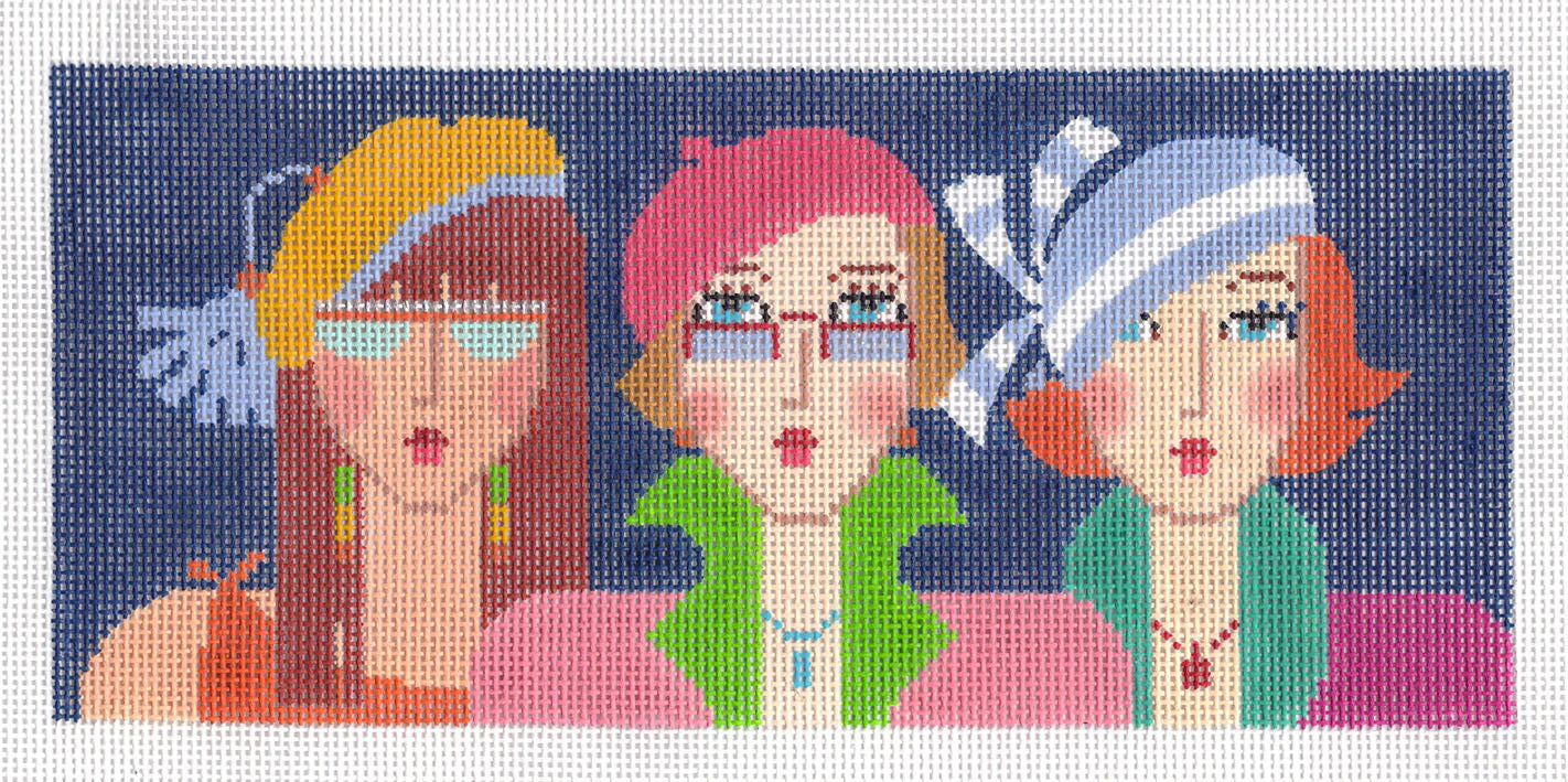 Needlepoint canvas 'Ladies Shopping' by Stitch Art