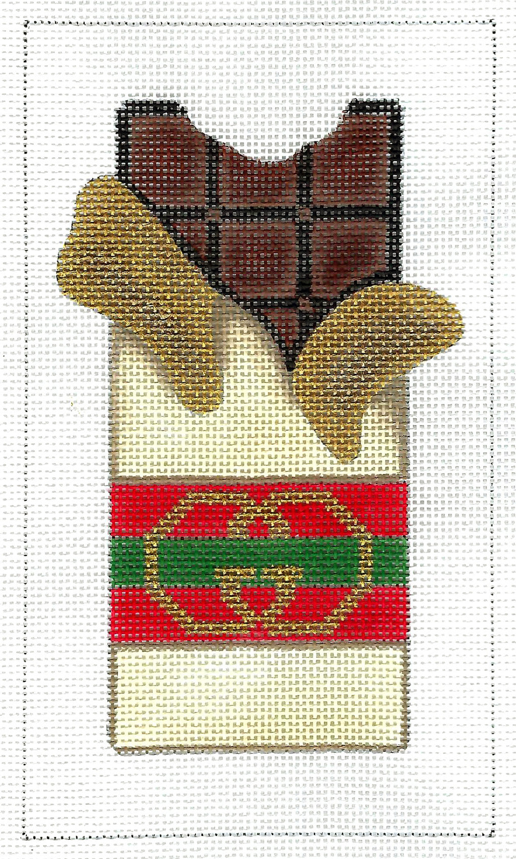 Candy ~ Gucci Candy Bar 18 Mesh handpainted Needlepoint Canvas by Alice Peterson