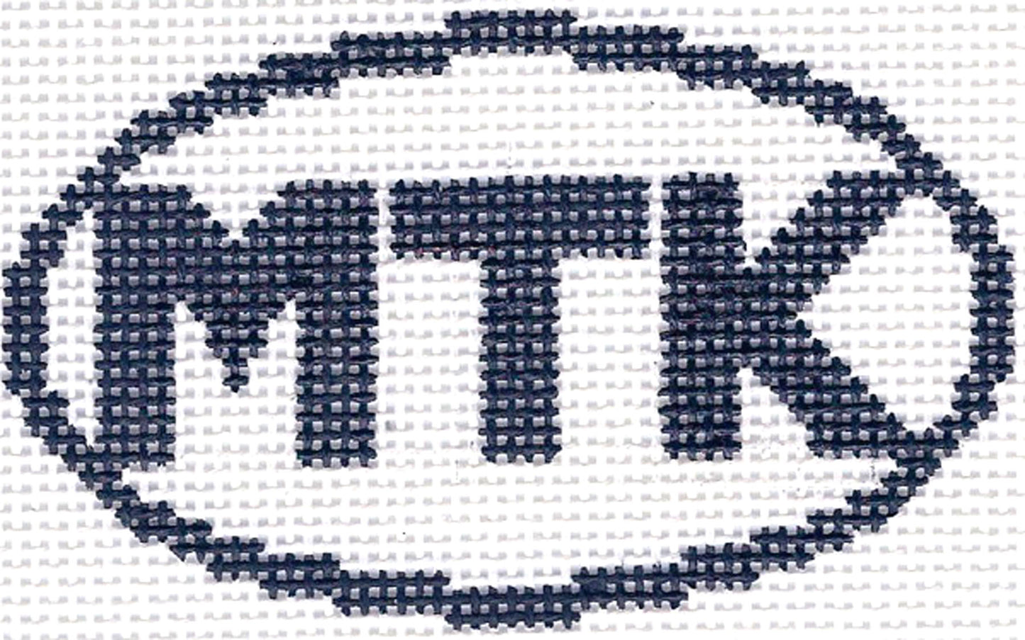 Travel ~ Montauk, New York SIGN handpainted 13 Mesh Needlepoint Canvas by Silver Needle