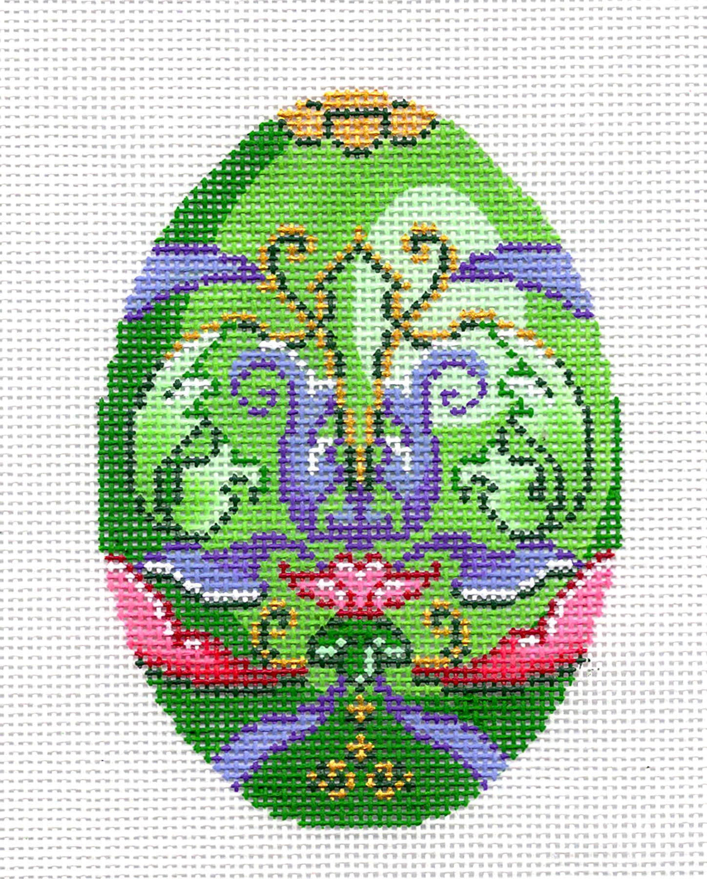 Faberge Eggs – Needlepoint by Wildflowers