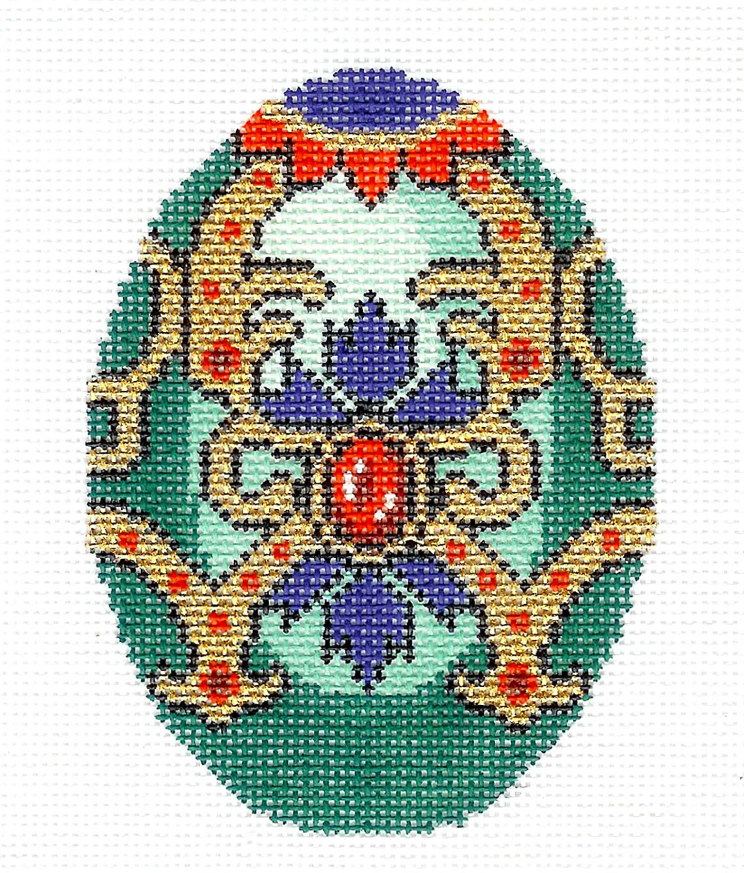 Faberge Eggs – Needlepoint by Wildflowers