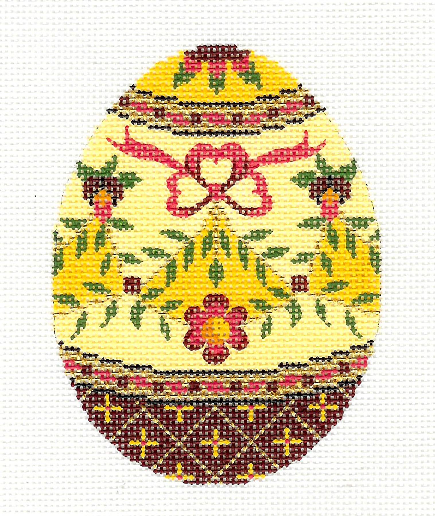 Faberge Eggs – Needlepoint by Wildflowers