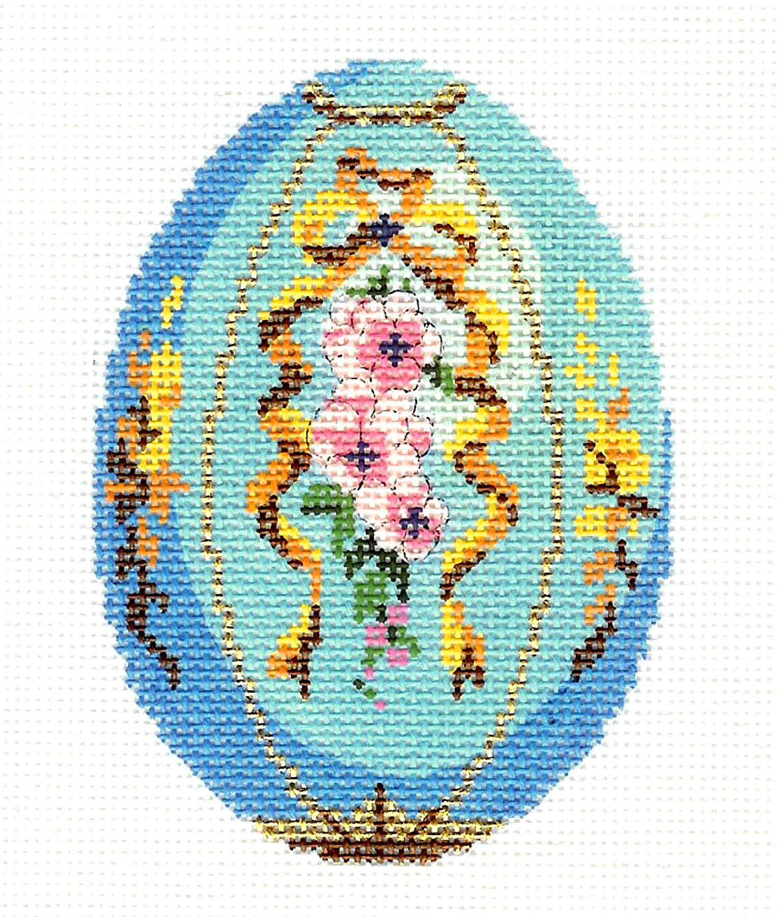 Faberge Eggs – Needlepoint by Wildflowers