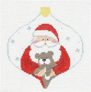 Seaside Santa good w/ embellishment, Kathy Schenkle